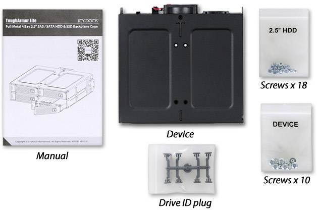 ICY DOCK ToughArmor 5.25 Zoll Festplatten-Einbaurahmen
