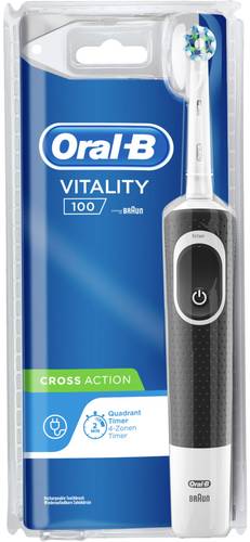 Oral-B Vitality 100 CrossAction black CLS Elektrische Zahnbürste Rotierend/Oszilierend Schwarz