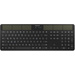 Keysonic KSK-8001BTS Bluetooth® Tastatur Deutsch, QWERTZ, Windows® Schwarz Solar