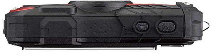 Ricoh WG-60 Digitalkamera 16 Megapixel Opt. Zoom: 5 x Rot, Schwarz Wasserdicht, Staubgeschützt