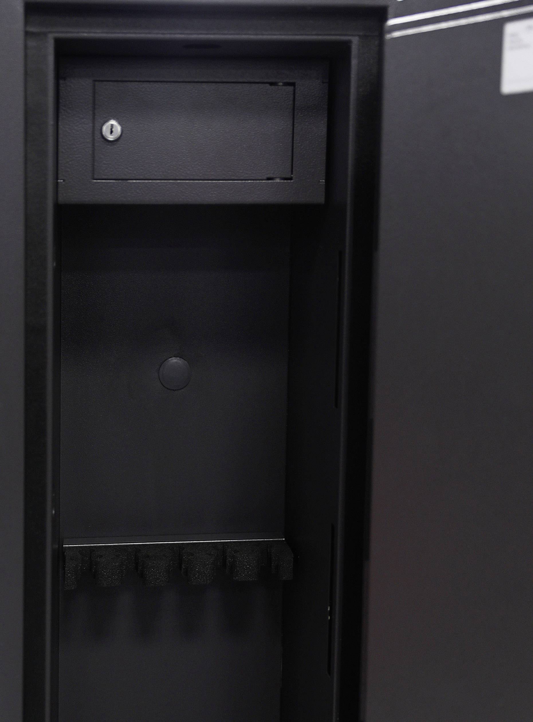 Phoenix RIGEL GS8021K Langwaffenschrank abschließbares Munitionsfach Doppelbartschlüsselschloss