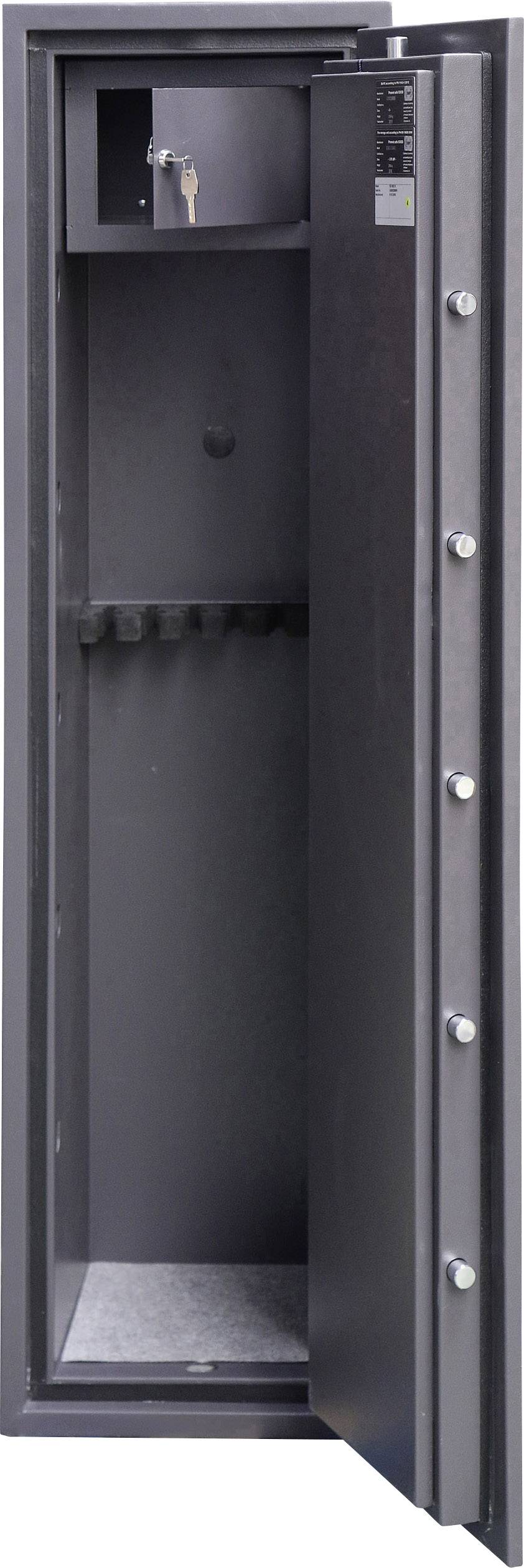 Phoenix RIGEL GS8022K Langwaffenschrank abschließbares Munitionsfach Doppelbartschlüsselschloss
