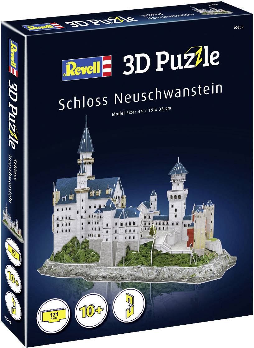 Schloss Neuschwanstein 00205 3D-Puzzle Schloss Neuschwanstein 1 St.