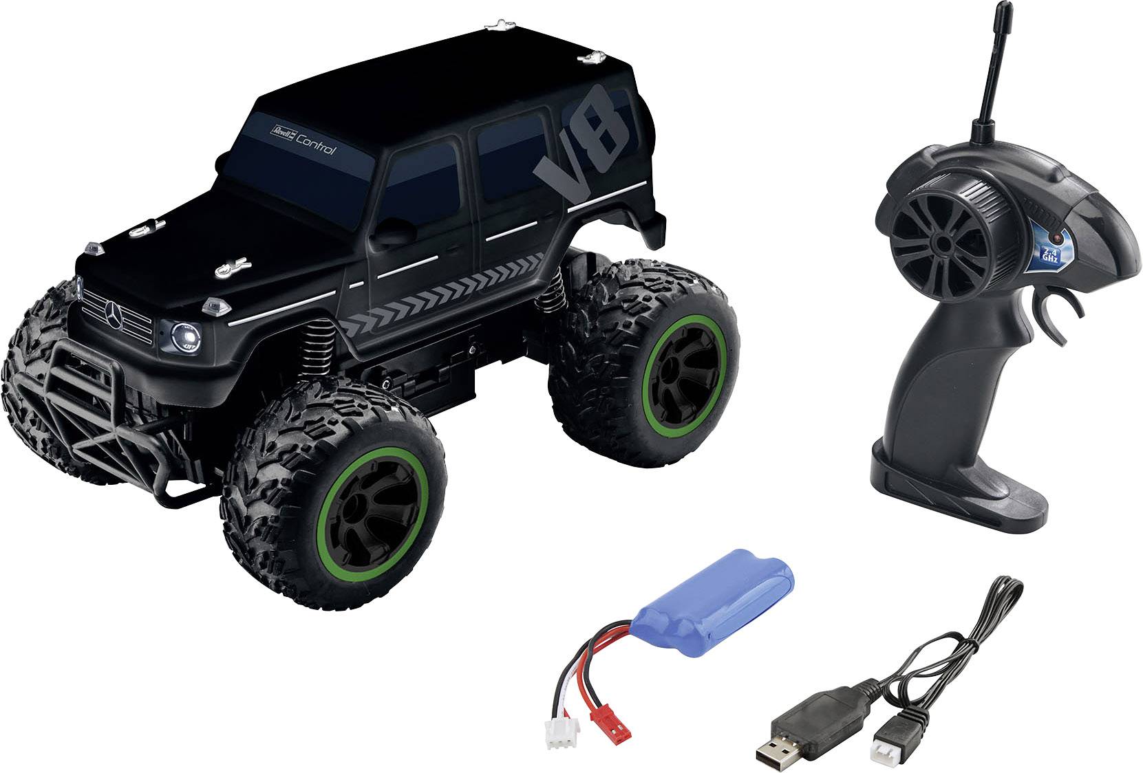 Revell Control 24463 Mercedes G-Class 1:18 RC Einsteiger Modellauto Elektro Geländewagen