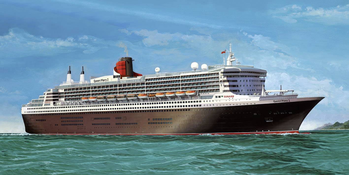 Revell 05199 Queen Mary 2 Schiffsmodell Bausatz 1:400