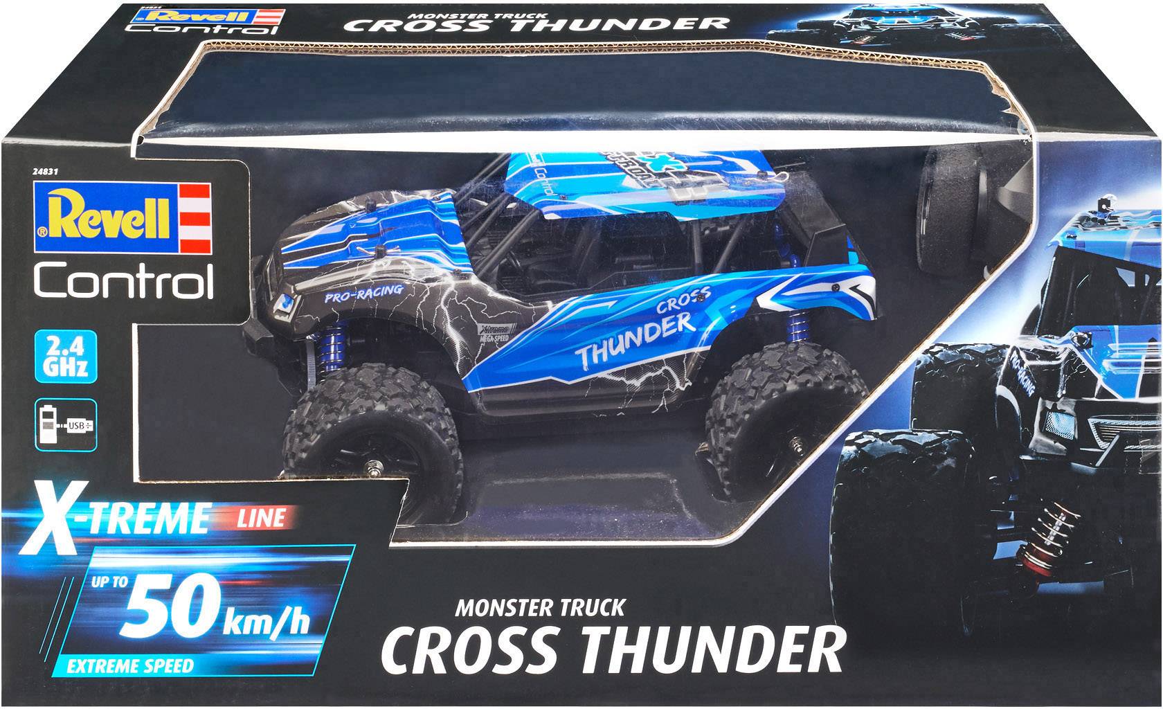 Revell Control 24831 X-Treme Cross Thunder 1:18 RC Einsteiger Modellauto Elektro Buggy Allradantrieb (4WD)
