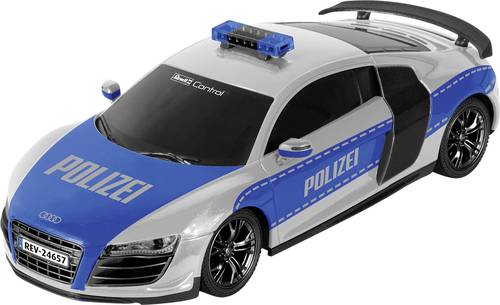24657 Audi R8 Polizei 1:24 RC Einsteiger Modellauto Elektro Einsatzfahrzeug