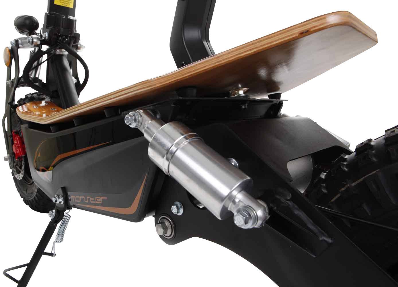 SXT Scooters Monster  E-Scooter Schwarz Blei-Gel 48 V 12 Ah Straßenzulassung: Nein