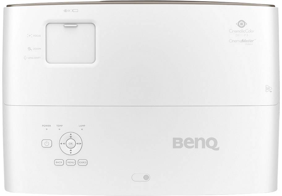 BenQ Beamer W2700 DLP Helligkeit: 2000lm 3840 x 2160 UHD 30000 : 1 Weiß, Bronze