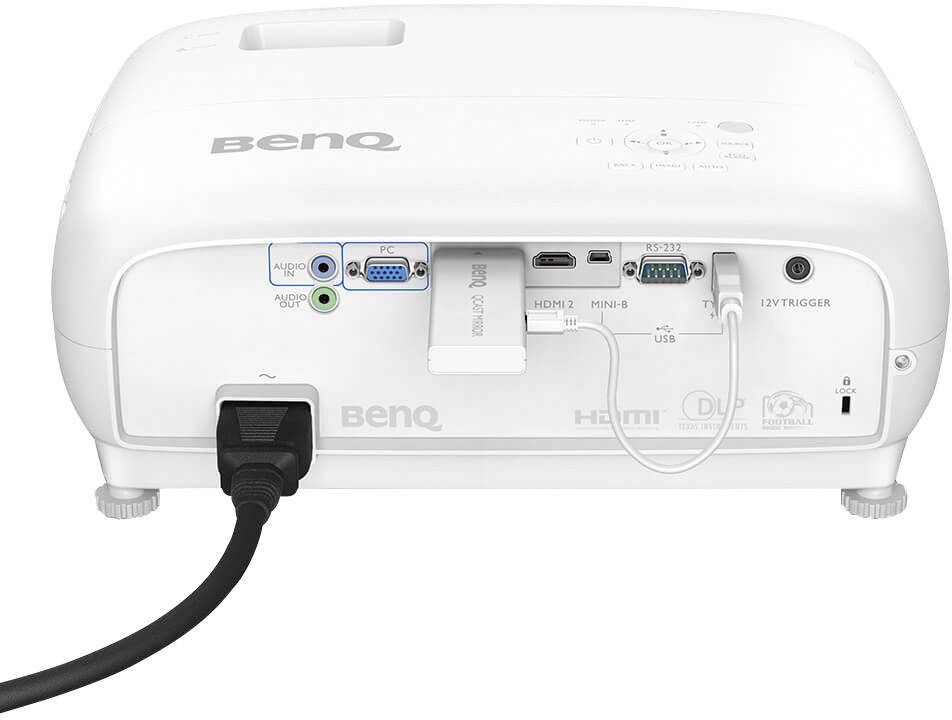 BenQ Beamer TK800M DLP Helligkeit: 3000lm 3840 x 2160 UHD Weiß, Blau