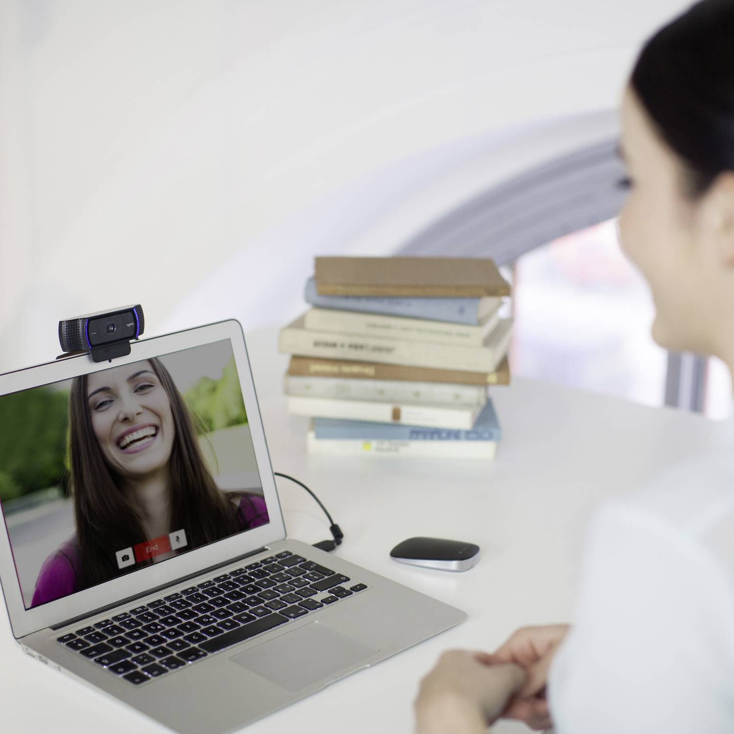 Logitech C920s HD Pro Full HD-Webcam 1920 x 1080 Pixel, 1280 x 720 Pixel Klemm-Halterung