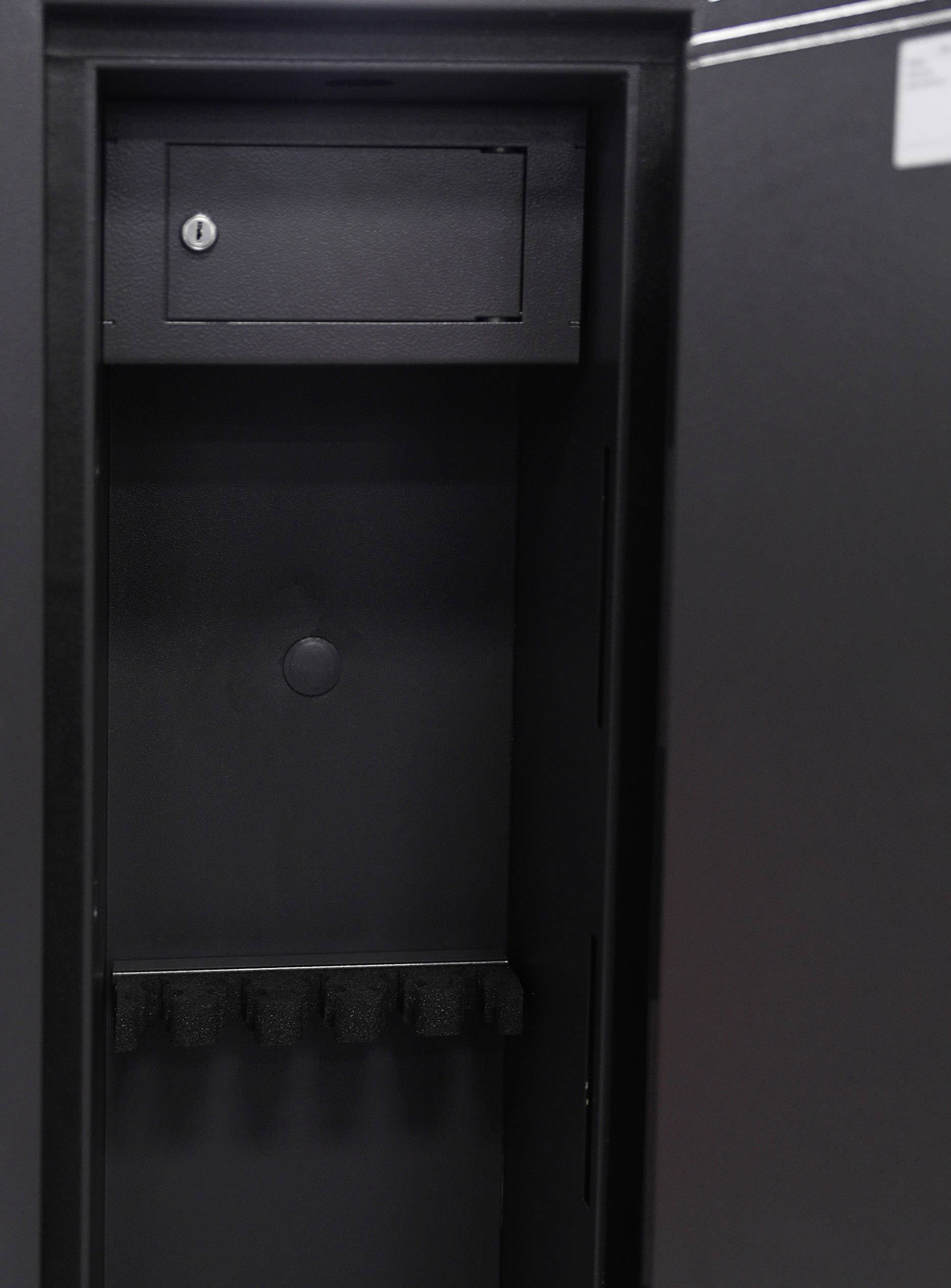 Phoenix RIGEL GS8022K Langwaffenschrank abschließbares Munitionsfach Doppelbartschlüsselschloss