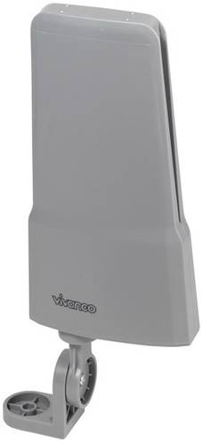 TVA 500 Aktive DVB-T/T2 Flachantenne Außenbereich Verstärkung: 42 dB Grau