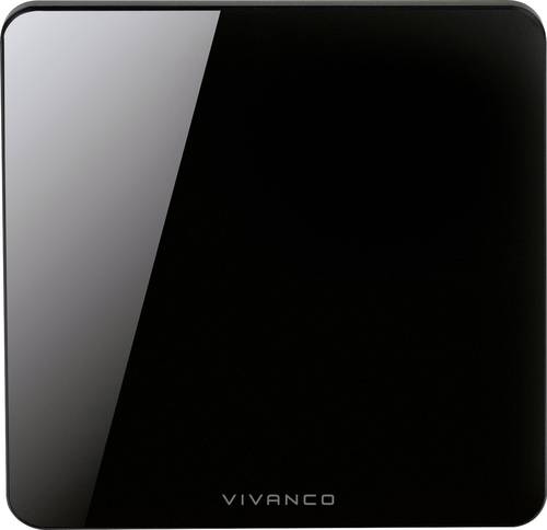 Vivanco TVA 4090 Aktive DVB T T2 Flachantenne Innenbereich Schwarz  - Onlineshop Voelkner