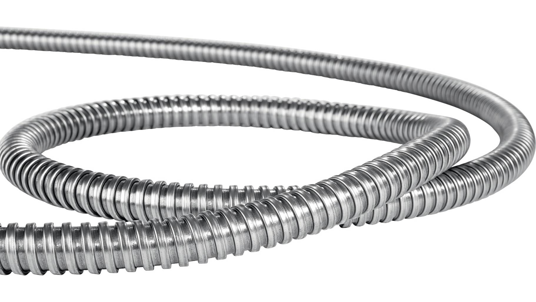 FLEXA SPR-PVC-AS 2011.111.007 – Metall-Schutzschlauchsystem, Grau, Made In Germany