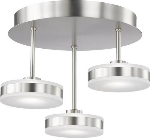 Fischer & Honsel 23500 LED-Pendelleuchte Nickel (matt) 19.5W Warm-Weiß Dimmbar