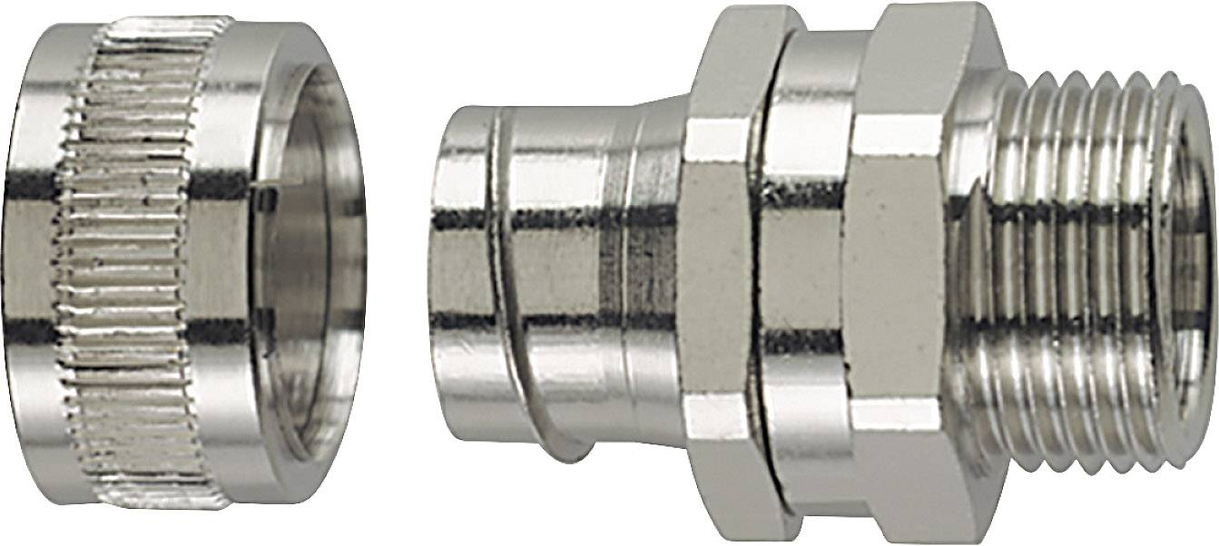 HellermannTyton 166-30409 SC63-SM-M63-NPB-ML Schlauchverschraubung Metall Gerade 1St.