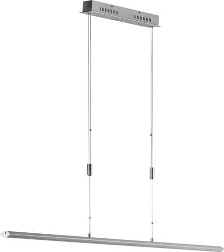 Fischer & Honsel 60029 LED-Pendelleuchte 39W Warm-Weiß Aluminium, Nickel (matt)