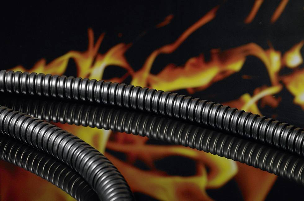 HellermannTyton 166-30900 LFHCS12-GS/PO-BK Schutzschlauch Schwarz 10mm 25m