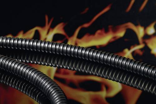 HellermannTyton 166-30902 LFHCS20-GS/PO-BK Schutzschlauch Schwarz 160.80mm 25m