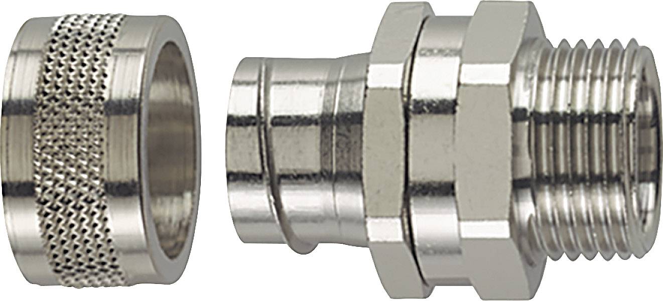 HellermannTyton 166-31109 PCS63-SM-M63-NPB-ML Schlauchverschraubung Metall PG48 Gerade 1St.