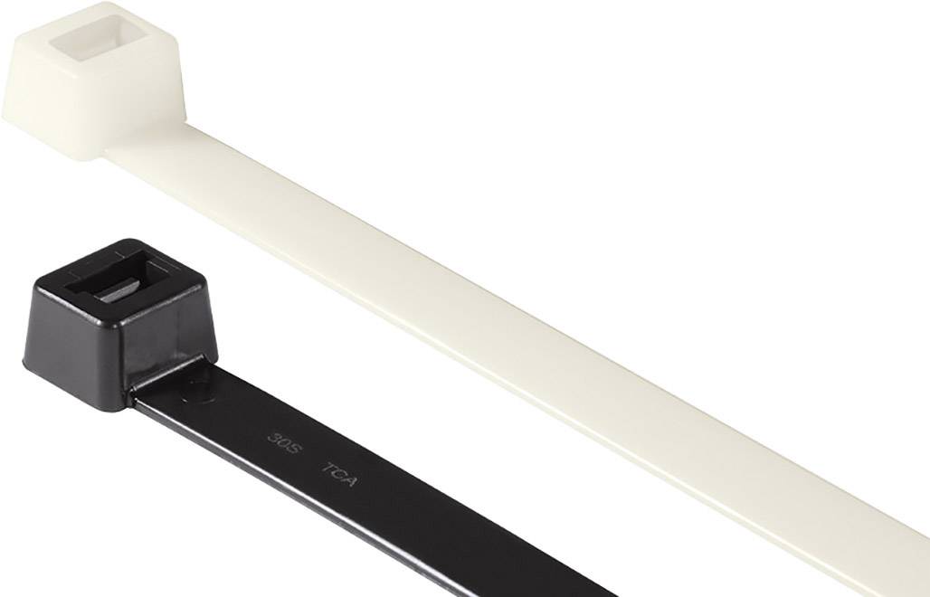 HellermannTyton 111-60110 LK2A-PA66-BK Kabelbinder 270mm 4.60mm Schwarz 100St.