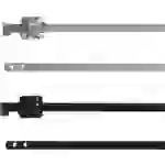 HellermannTyton 111-91163 MLT16SSC10-SS316/SP-BK Kabelbinder 430mm 10mm Schwarz Bandverschluss umbördeln, UV-stabilisiert 1St. HellermannTyton 111-91163 MLT16SSC10-SS316/SP-BK Kabelbinder 430mm 10mm Schwarz Bandverschluss umbördeln, UV-stabilisiert 1St.