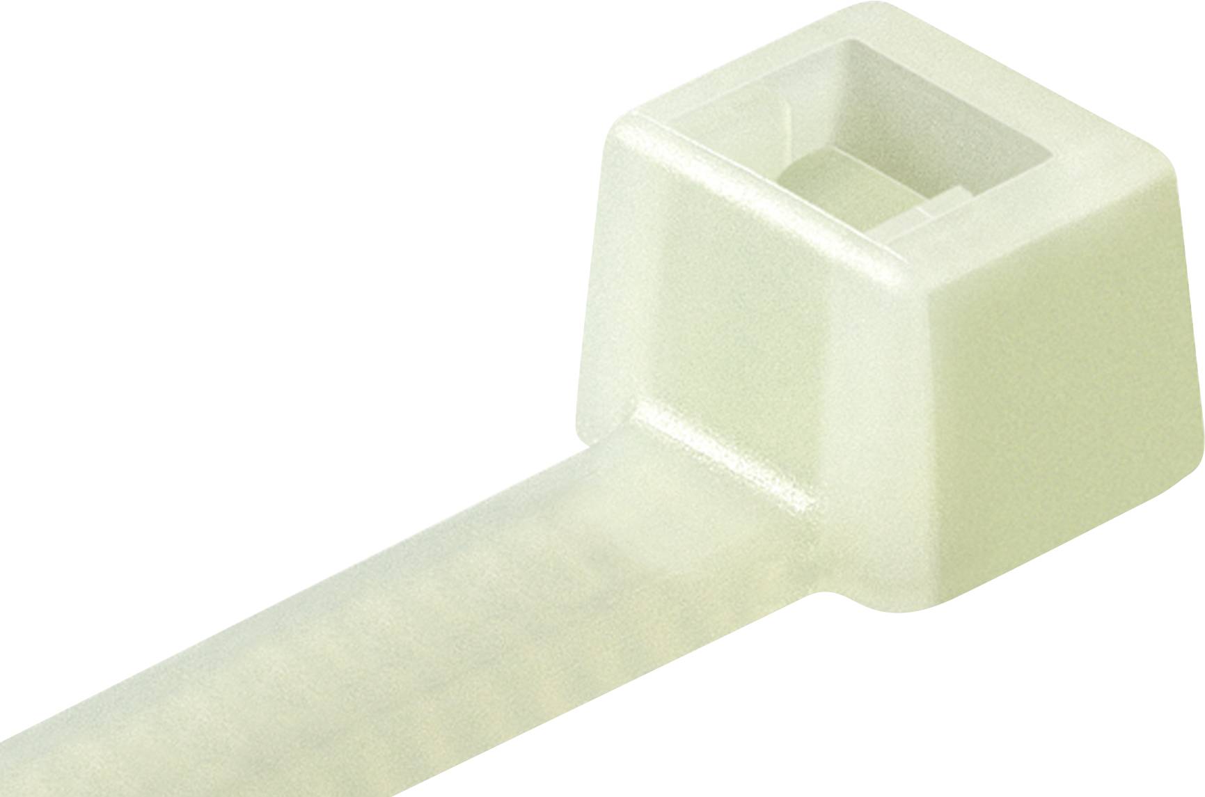 HellermannTyton 138-00022 UB200A-N-PA66-NA Kabelbinder 200 mm 2.50 mm Natur 100 St.