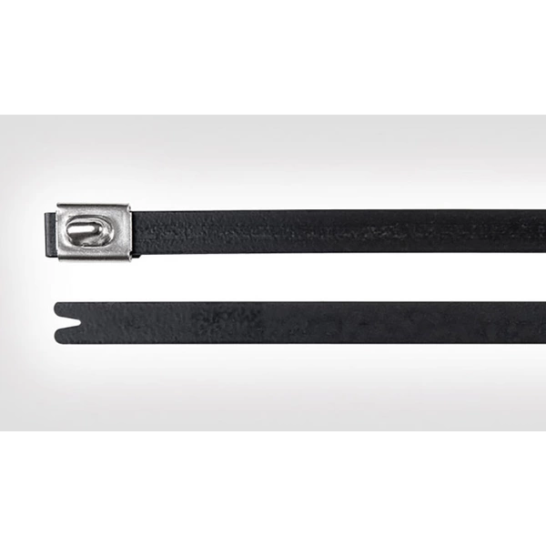 HellermannTyton MBT14HFC-SS316/SP-BK Kabelbinder 362mm 7.90mm Schwarz mit Kugelverschluss HellermannTyton MBT14HFC-SS316/SP-BK Kabelbinder 362mm 7.90mm Schwarz mit Kugelverschluss