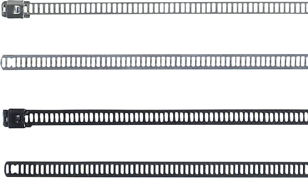 HellermannTyton 111-92240 MAT24SS7-SS316-ML Kabelbinder 630mm 7mm Silber mit Rastverschluss 1St.