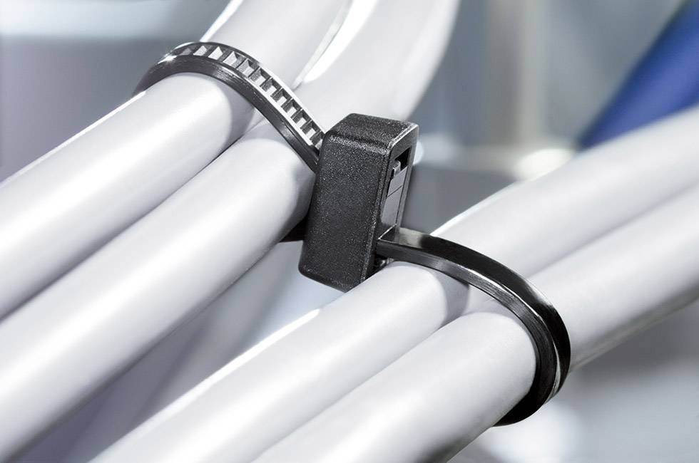 HellermannTyton 117-05350 T50IDH-PA66HS-BK Kabelbinder 305mm 4.70mm Schwarz 1000St.