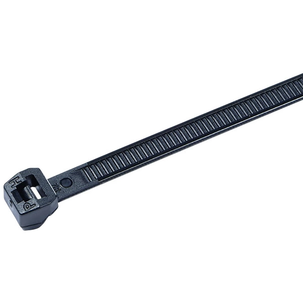 HellermannTyton 118-00066 T120ROS-PA66HS-BK Kabelbinder Schwarz 100St. HellermannTyton 118-00066 T120ROS-PA66HS-BK Kabelbinder Schwarz 100St.