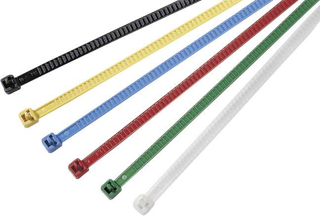 HellermannTyton 131-55000 LR55R-PA66HS-BK (500) Kabelbinder 195mm 4.70mm Schwarz Lösbar 500St.