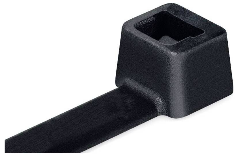 HellermannTyton 138-00019 UB140A-B-PA66-BK Kabelbinder 140 mm 2.50 mm Schwarz 100 St.