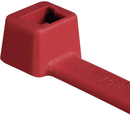 HellermannTyton 111-04804 T50R-PA66-RD Kabelbinder 200mm 4.60mm Rot 100St.