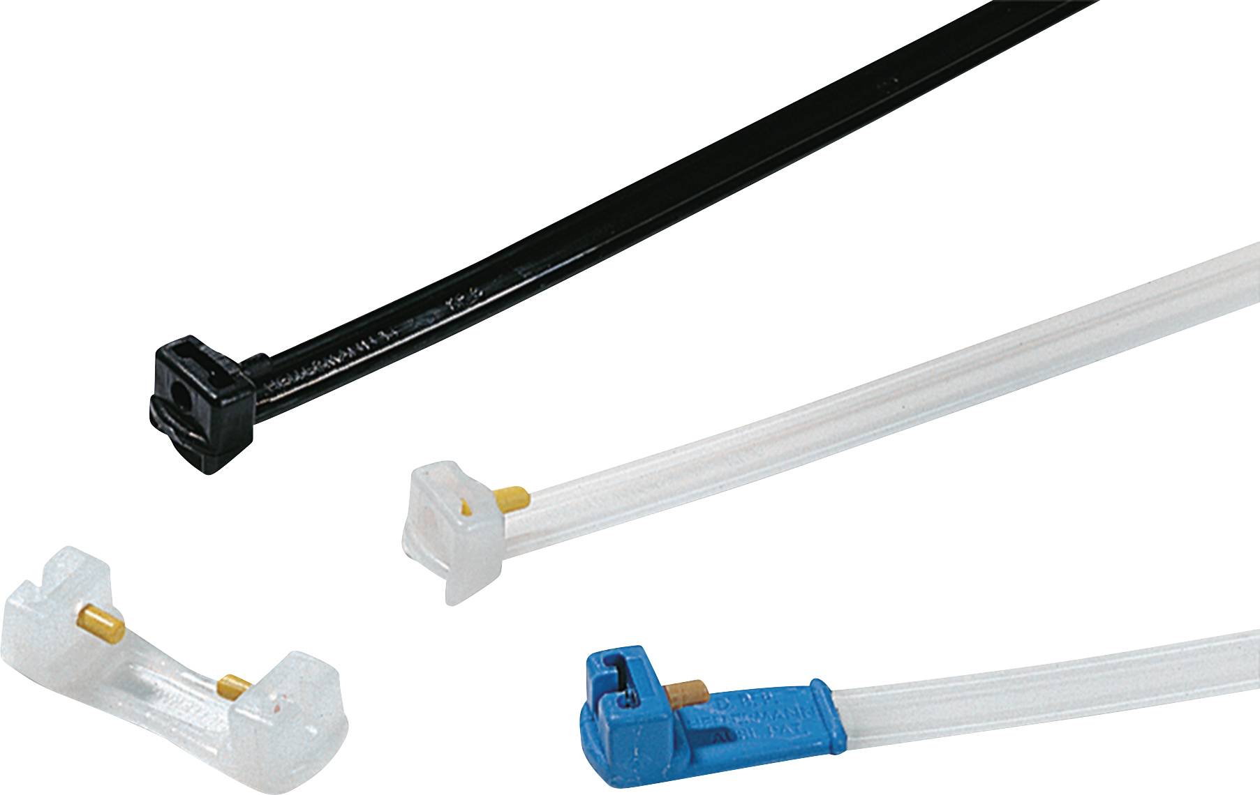 HellermannTyton 121-63580 KR6/35-PA66W-BK Kabelbinder 360 mm 6.10 mm Schwarz mit Glasfaserstift-Verschluss, UV-stabilisiert 50 St.