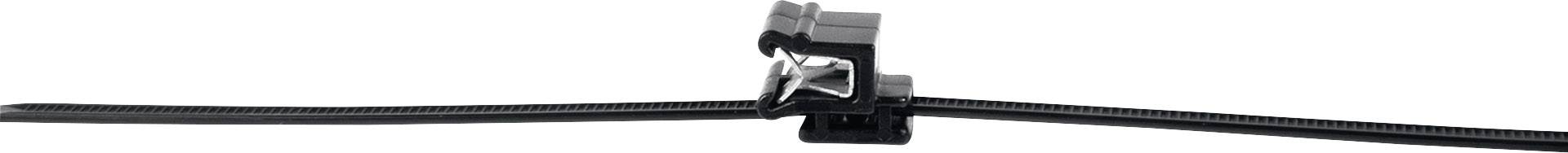 HellermannTyton 150-40593 T50SOSEC5A-PA66HS/PA66HIRHS-BK Kabelbinder 150mm 4.60mm 500St.