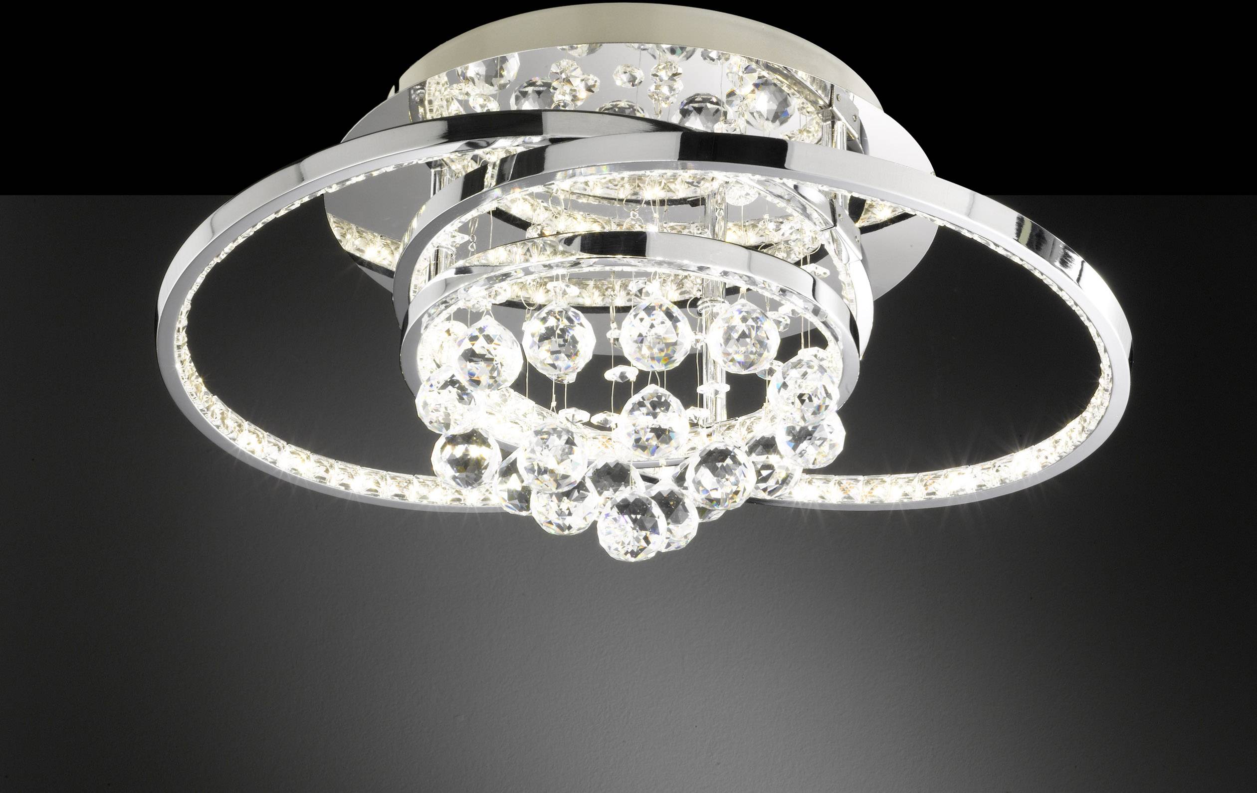 WOFI 9103.01.01.8460 Medley LED-Deckenleuchte    46 W Chrom