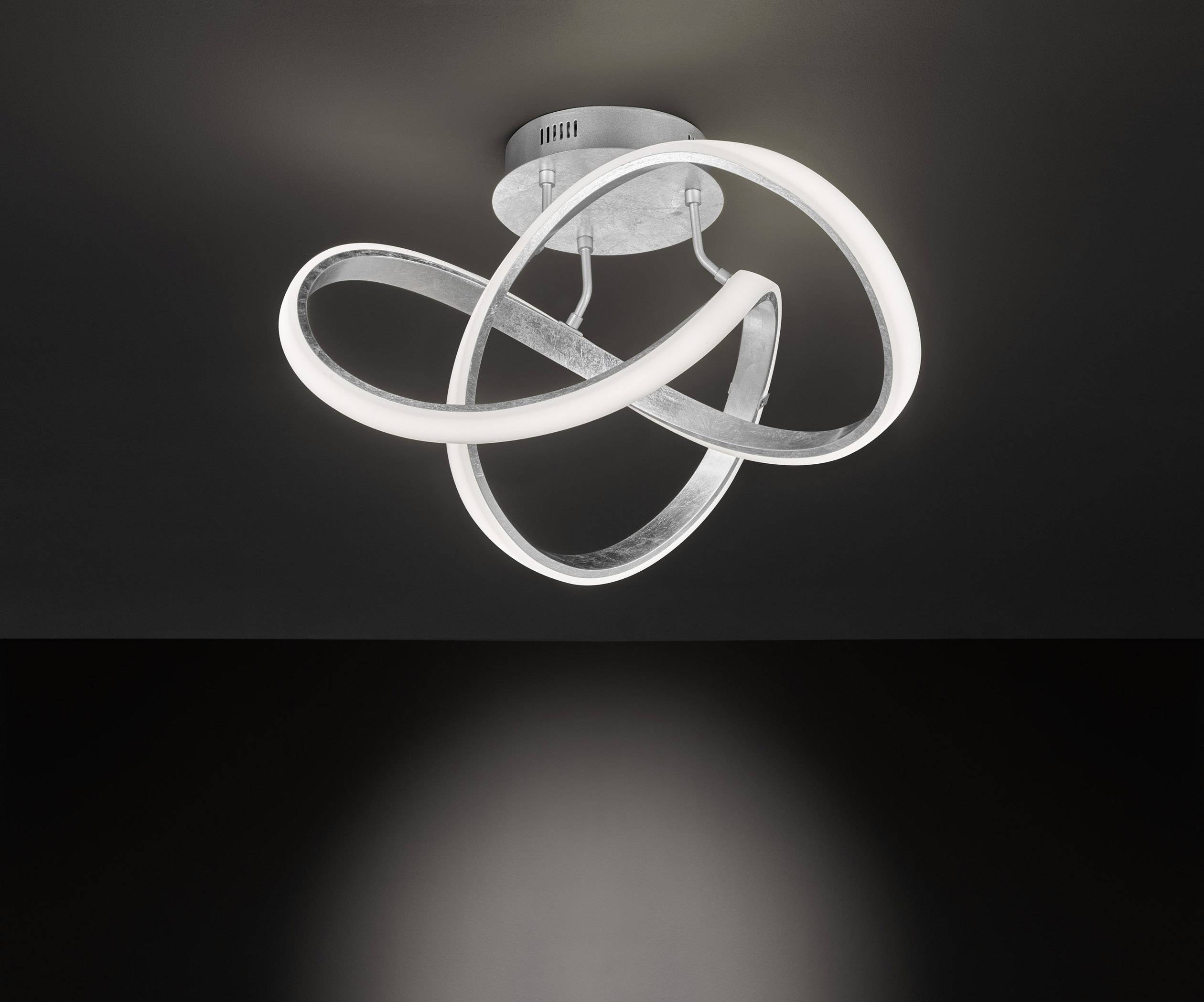 WOFI Indigo 9134.01.70.8000 LED-Deckenleuchte Silber 49W Dimmbar