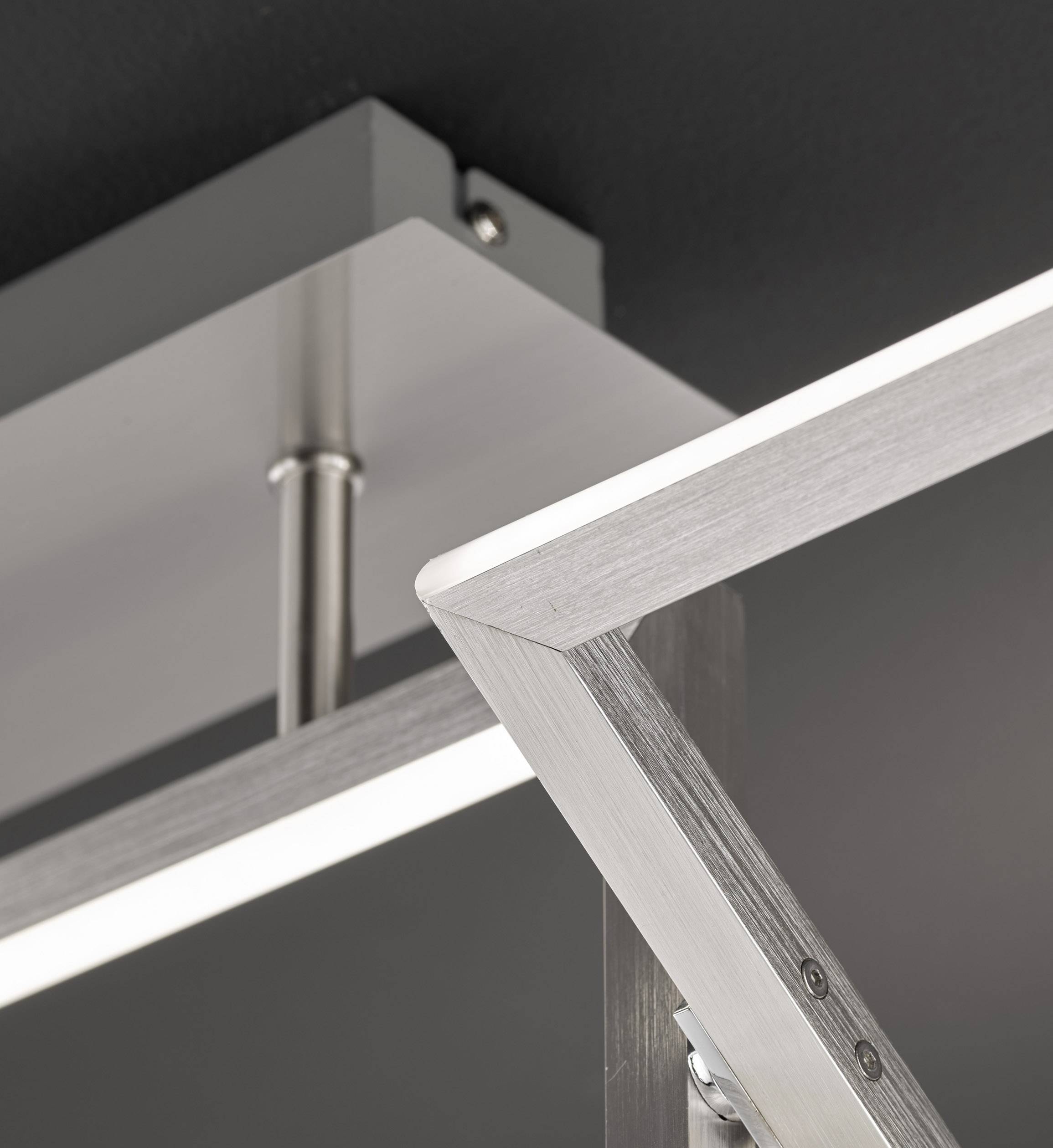 WOFI 9159.01.63.8100 Skip LED-Deckenleuchte 32W Aluminium (gebürstet)