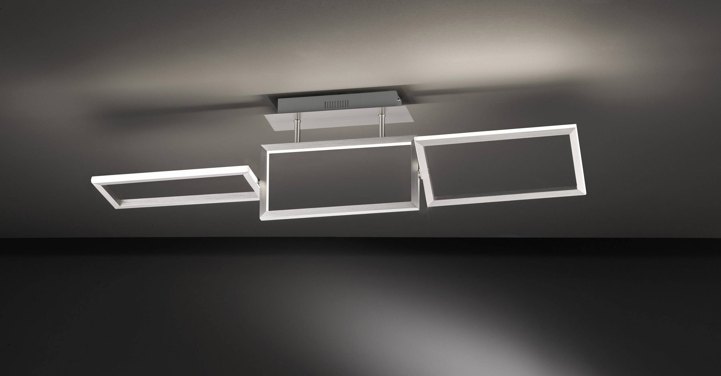 WOFI 9159.01.63.8100 Skip LED-Deckenleuchte 32W Aluminium (gebürstet)