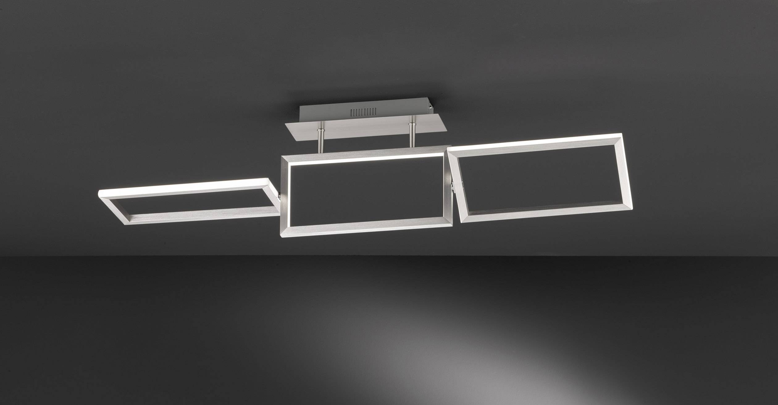 WOFI 9159.01.63.8100 Skip LED-Deckenleuchte 32W Aluminium (gebürstet)