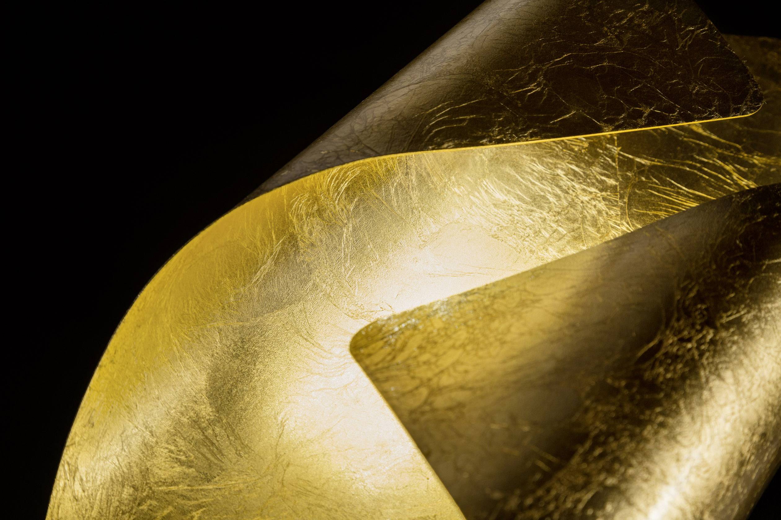 WOFI 9325.01.15.8000 Safira LED-Deckenleuchte    26 W Blattgold (glänzend)