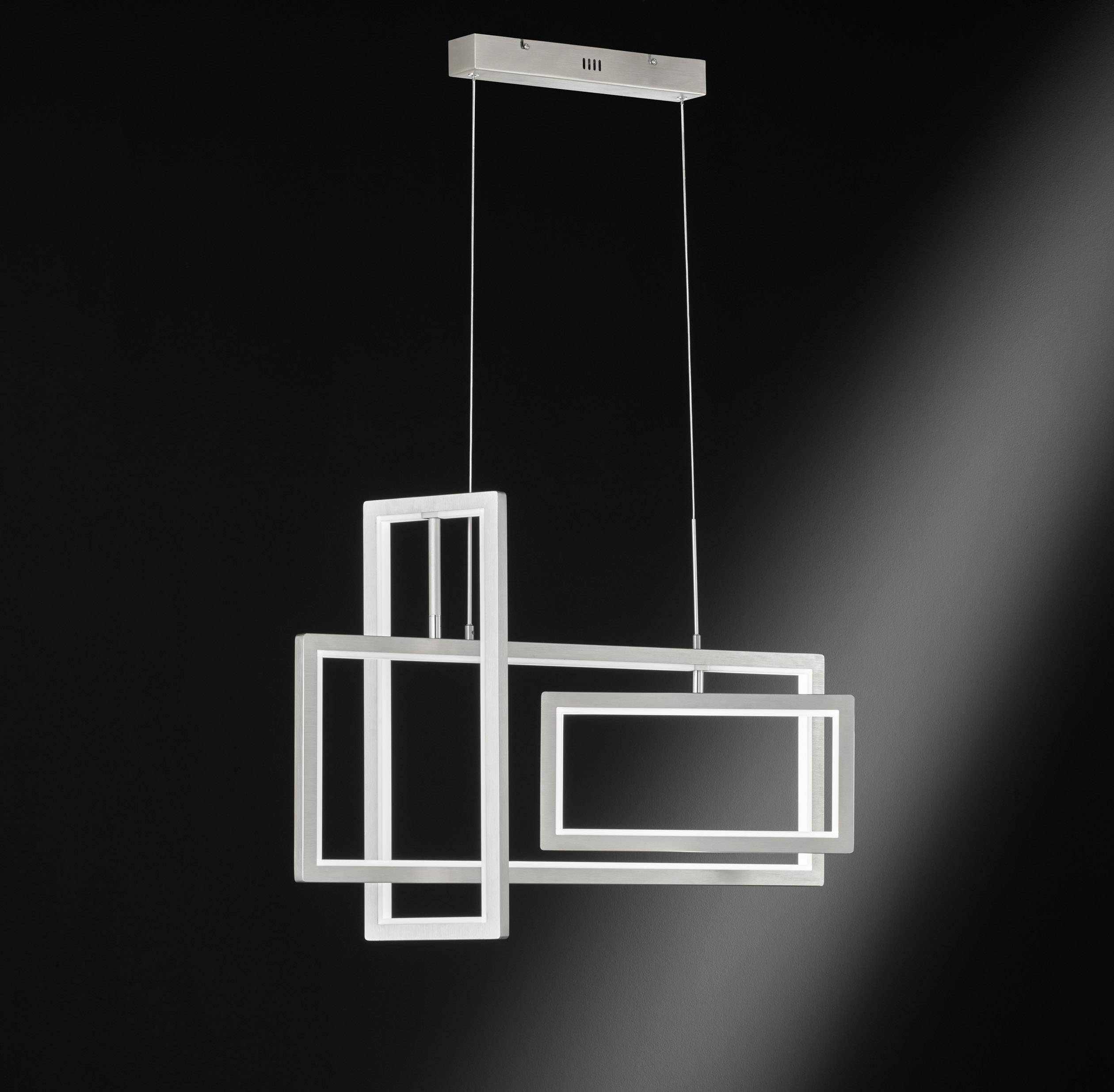 WOFI Viso 6531.03.64.8000 LED-Pendelleuchte 87 W Nickel (matt)