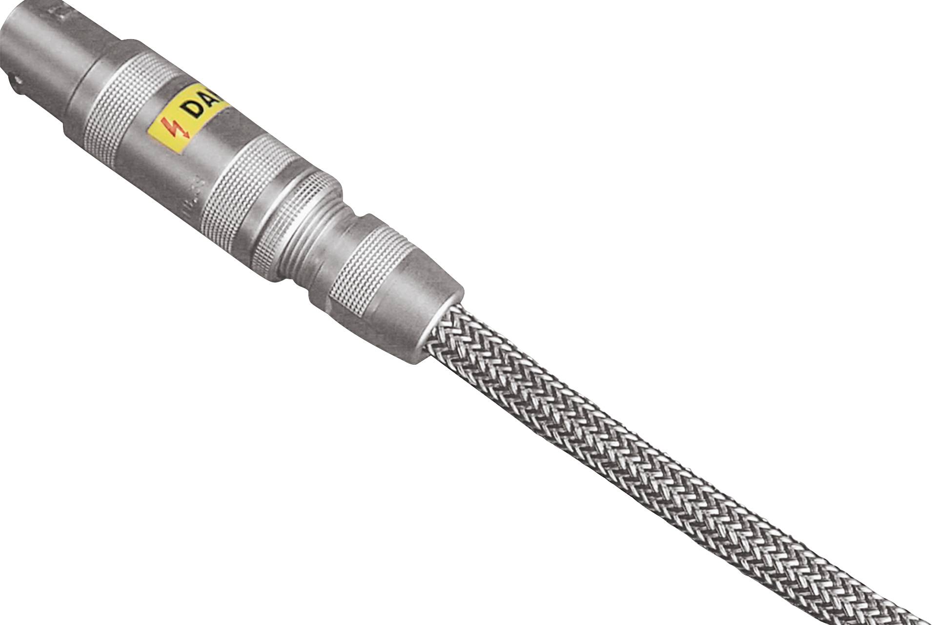 HellermannTyton 173-00400 HEGEMIP04-PET/TNCU-ML Geflechtschlauch Aluminium, Schwarz Polyester 4 bis 6mm 100m