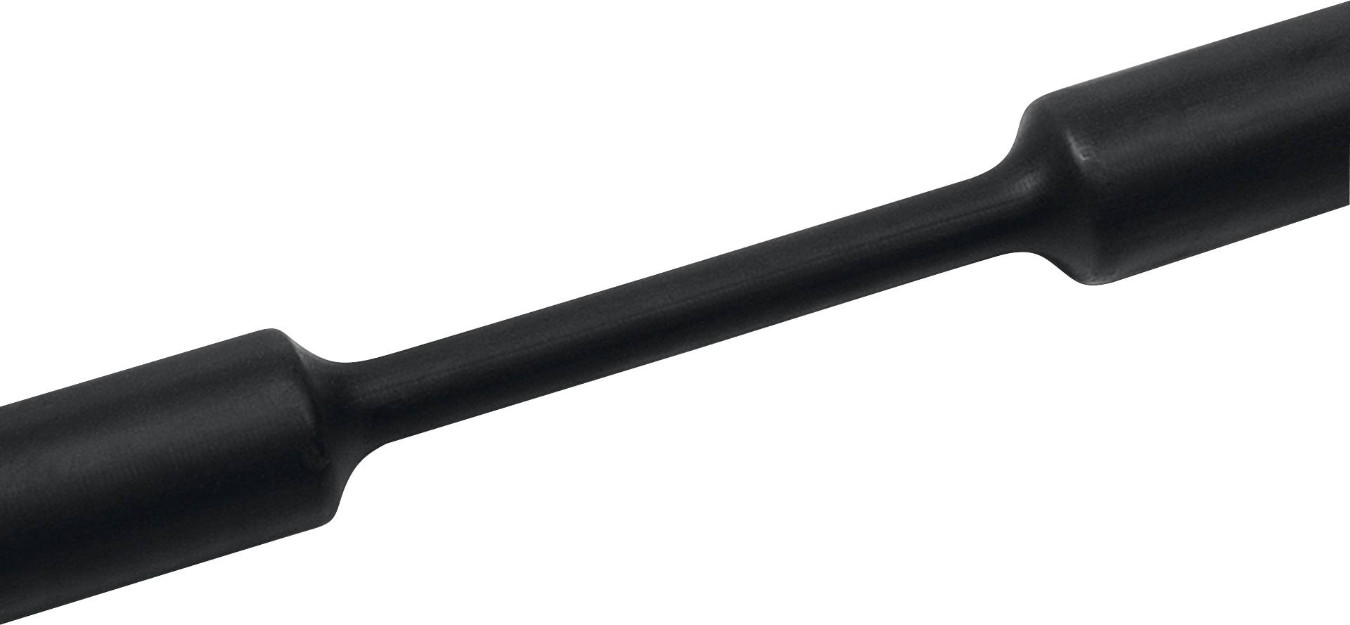 Schwarzer, langgestreckter Kunststoffgriff mit verdickten Enden; sportliche oder Fitness-Anwendung möglich.