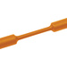 HellermannTyton 309-21903 Schrumpfschlauch ohne Kleber Orange 19.10 mm 9.50 mm Schrumpfrate:2:1 Met