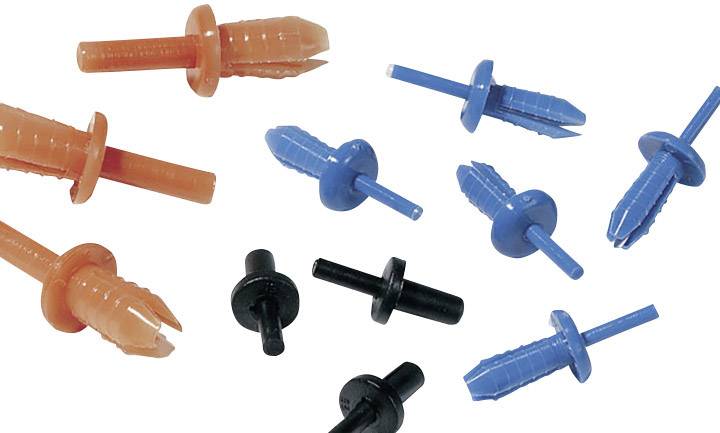 HellermannTyton HTWD-R6-PA6-BK 181-42600 Spreizniete 1 St.