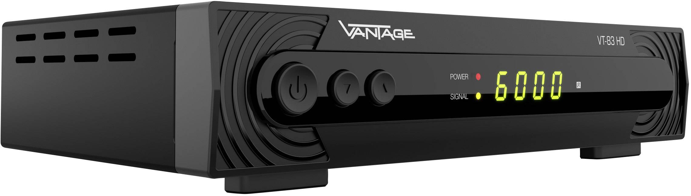 Vantage VT-83 HD HD-SAT-Receiver Einkabeltauglich, Campingbetrieb Anzahl Tuner: 1