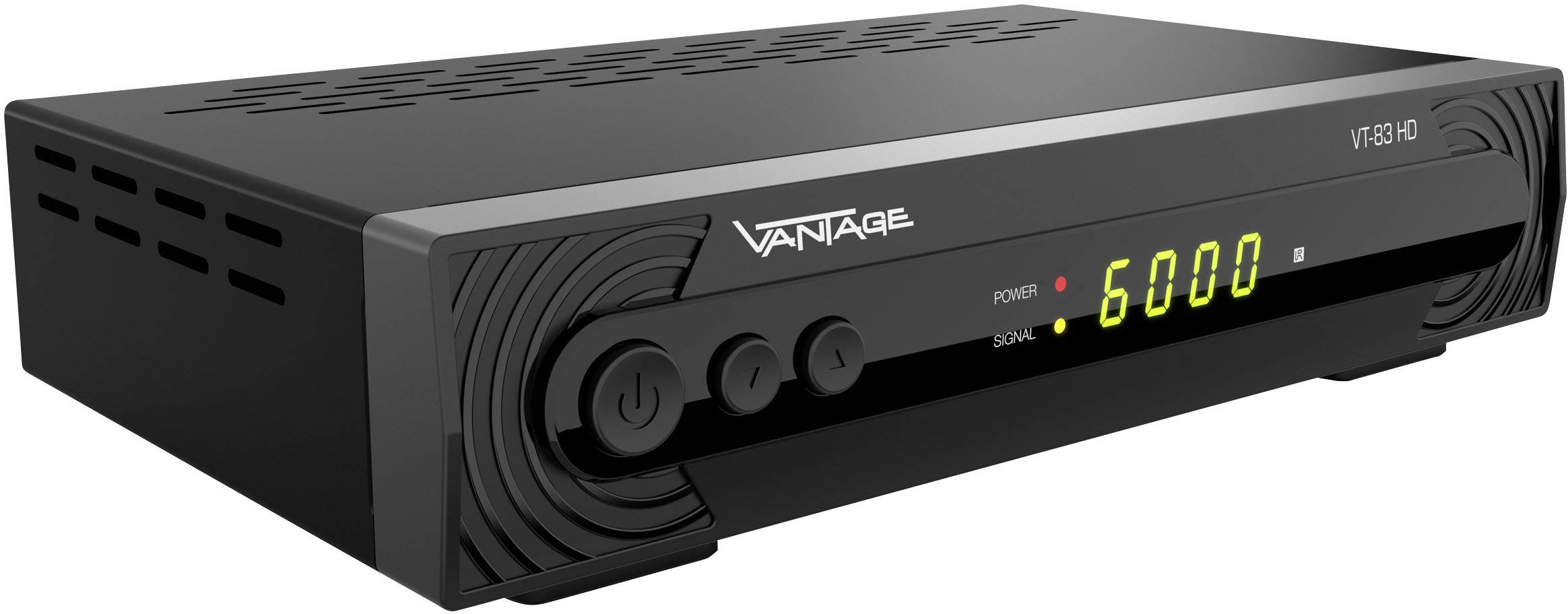 Vantage VT-83 HD HD-SAT-Receiver Einkabeltauglich, Campingbetrieb Anzahl Tuner: 1